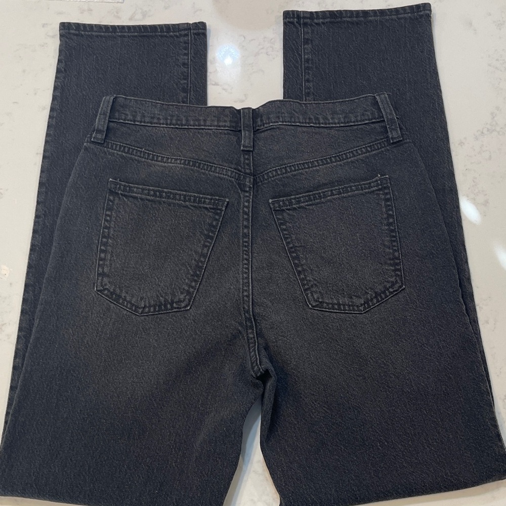 NWT Universal Thread High-Rise 90's Straight Jeans - Black Wash Size 6 - Picture 5 of 5